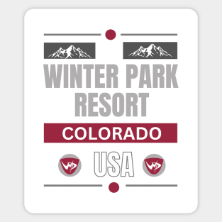 Winter Park Resort, Colorado. Gift Ideas For The Ski Enthusiast. Sticker